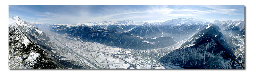 Over Martigny, Valais (Switzerland)